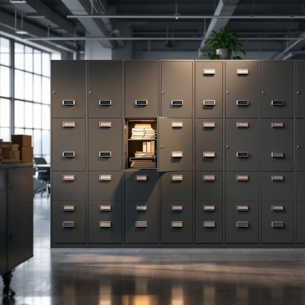 Archiveros con Caja Fuerte